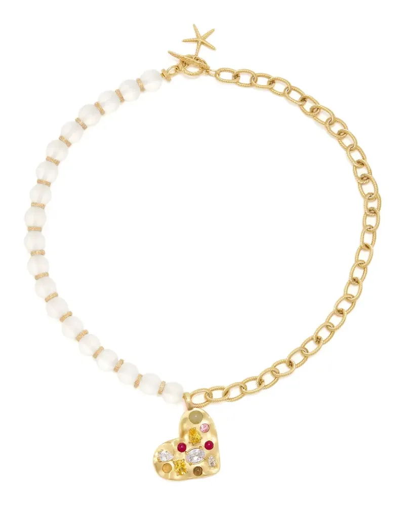 Oceanus Celestial Love necklace - Gold Gold