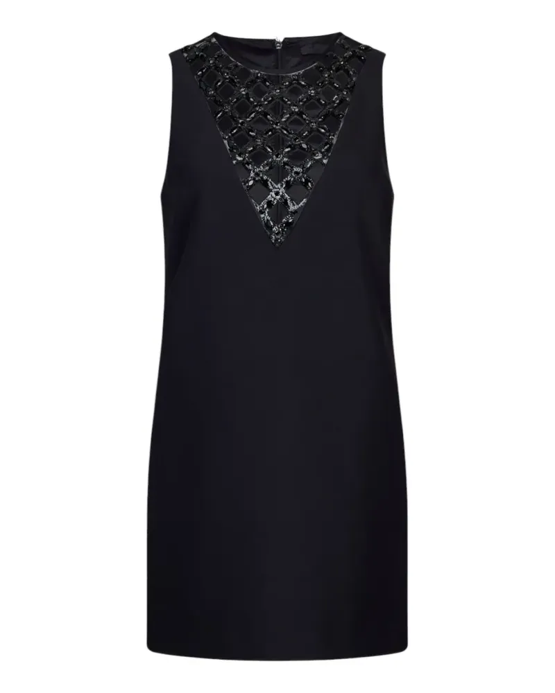 Liu Jo Minikleid mit Schmucksteinen - Schwarz Schwarz