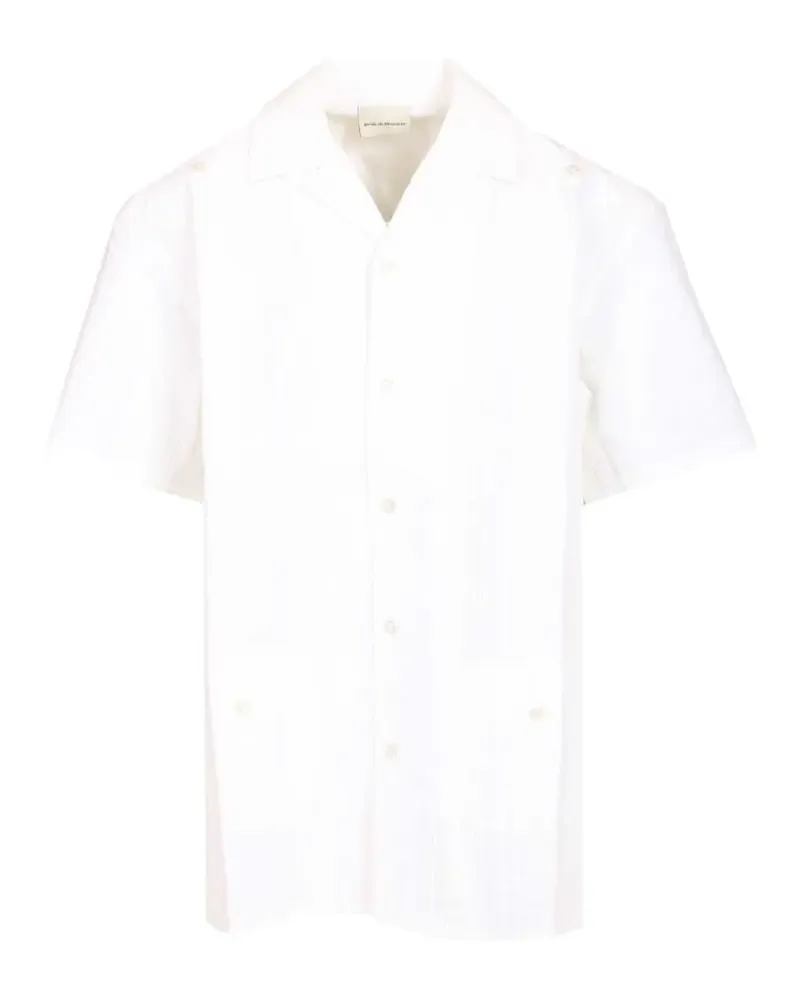 Drôle de Monsieur Kurzärmeliges Hemd - Weiß Weiß