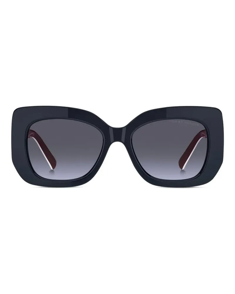Tommy Hilfiger Sonnenbrille mit eckigem Gestell - Blau Blau
