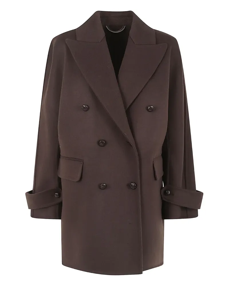 Ermanno Scervino Doppelreihiger Mantel - Braun Braun
