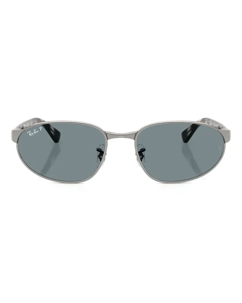 Ray Ban Sonnenbrille mit ovalem Gestell - Grau Grau