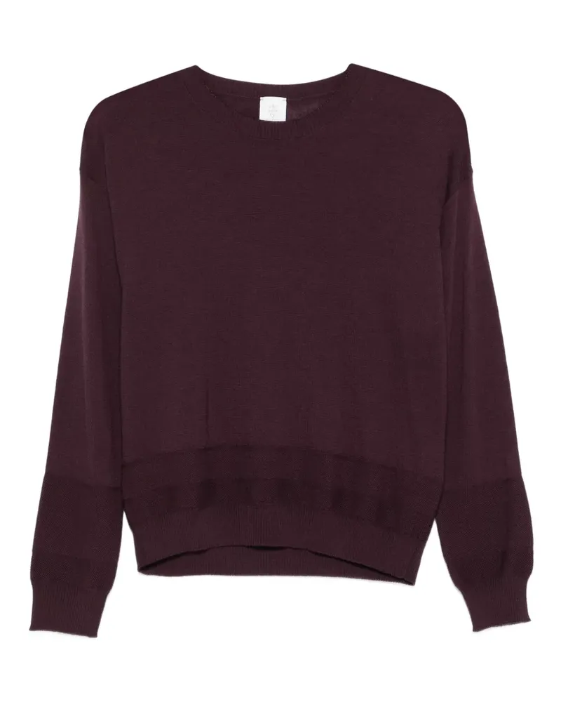 Eleventy Pullover mit rundem Ausschnitt - Violett Violett