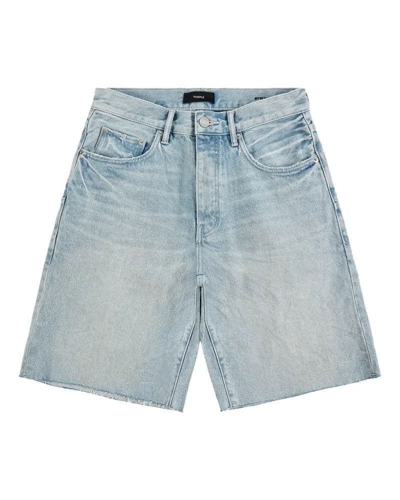 PURPLE BRAND raw-hem shorts - Blau Blau