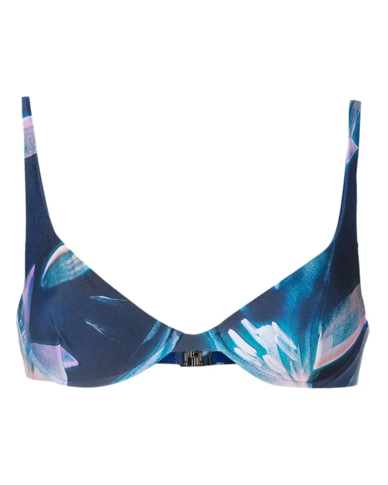 Lenny Niemeyer Bikinioberteil mit Herzausschnitt - Blau Blau