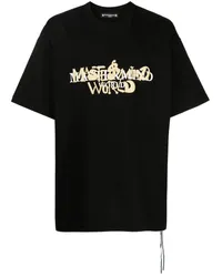 Mastermind World T-Shirt mit Logo-Print Schwarz