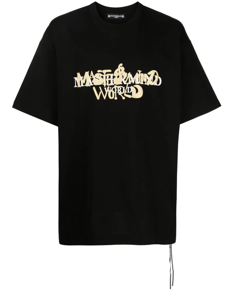 Mastermind World T-Shirt mit Logo-Print Schwarz