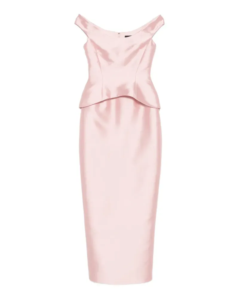 Solace London Pieta Maxikleid - Rosa Rosa