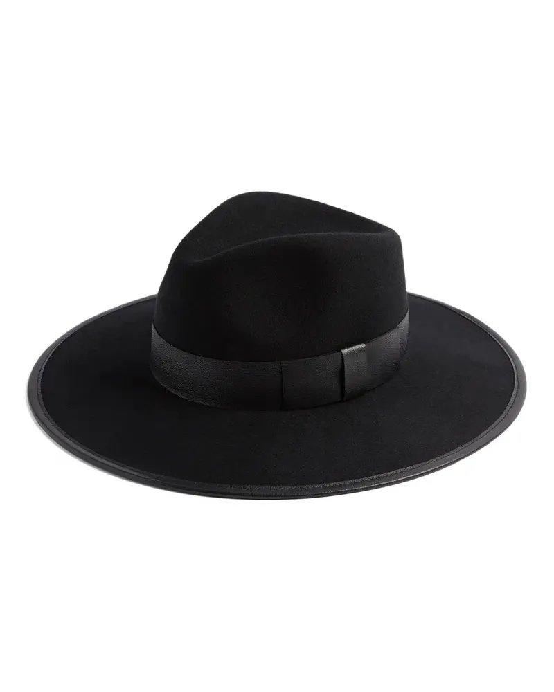 Nina Ricci Fedora aus Wolle - Schwarz Schwarz