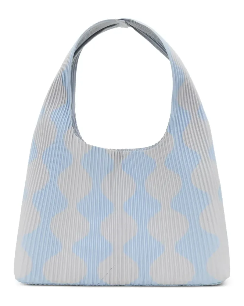 Repeat Billy Clutch mit geometrischem Muster - Blau Blau