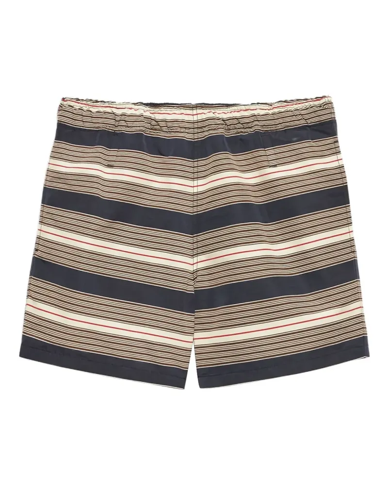 Prada Gestreifte Badehose - Blau Blau