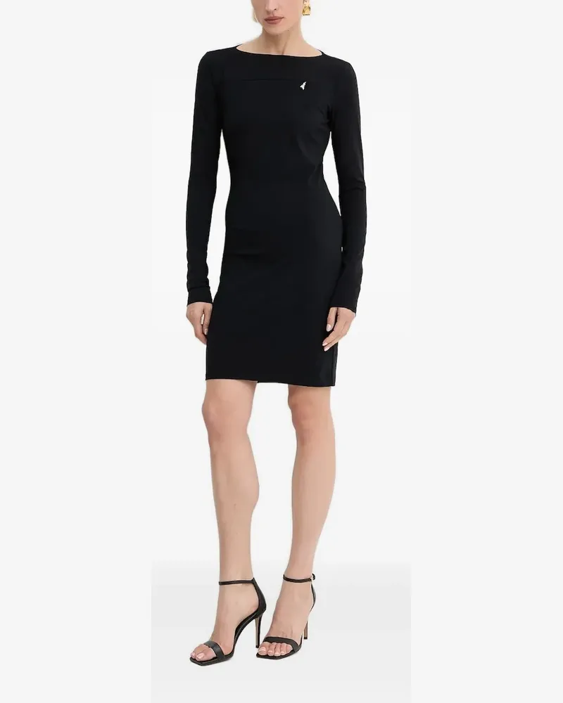 Patrizia Pepe Kleid mit Schlüssellochausschnitt - Schwarz Schwarz
