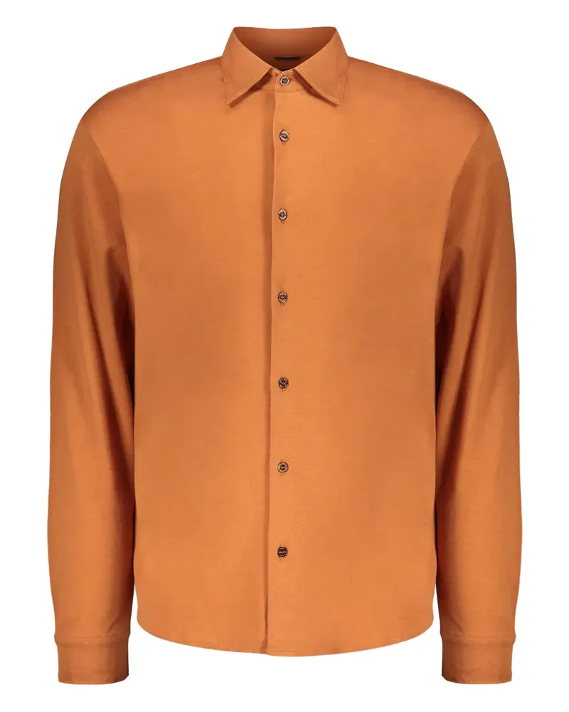 MOORER Klassisches Hemd - Orange Orange