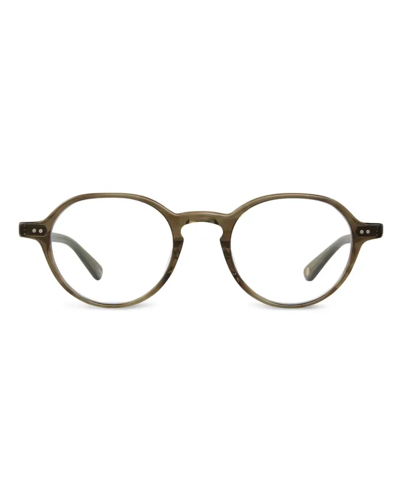 Garrett Leight Loma Brille mit rundem Gestell - Grün Grün