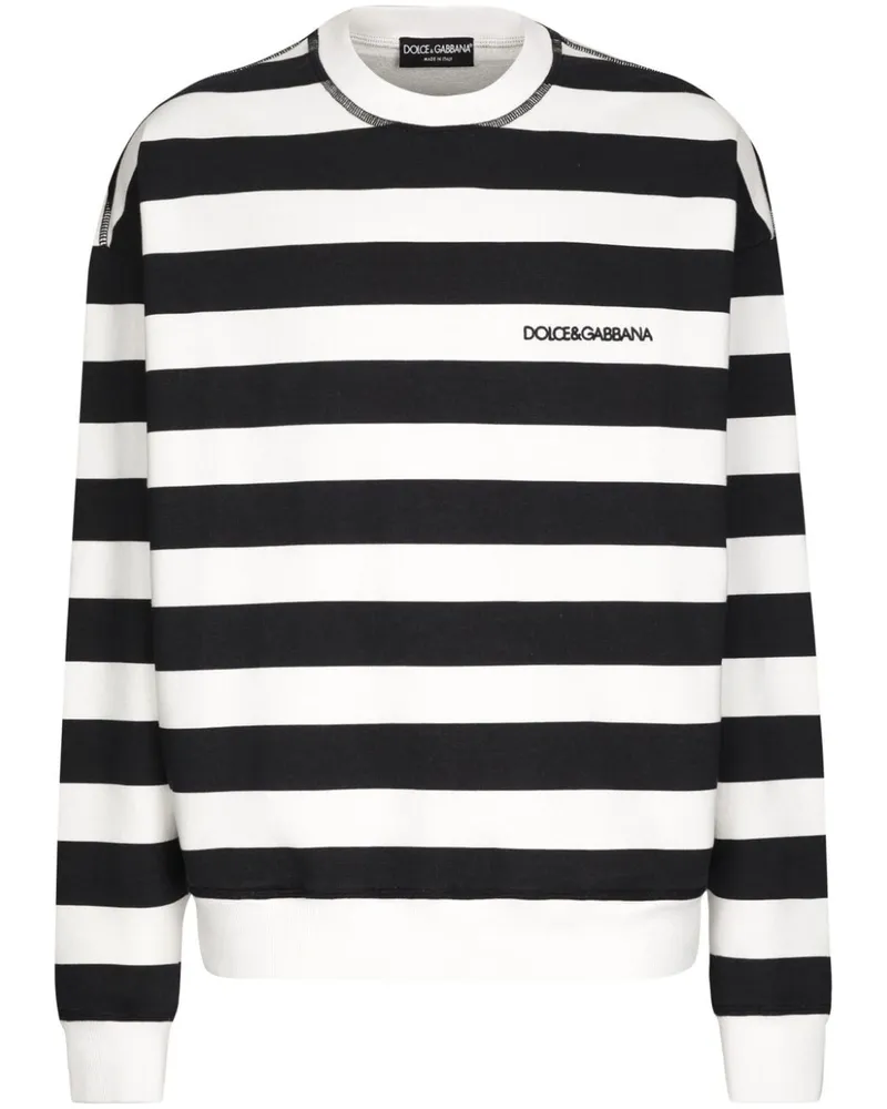 Dolce & Gabbana Sweatshrt mit Marina-Print - Weiß Weiß