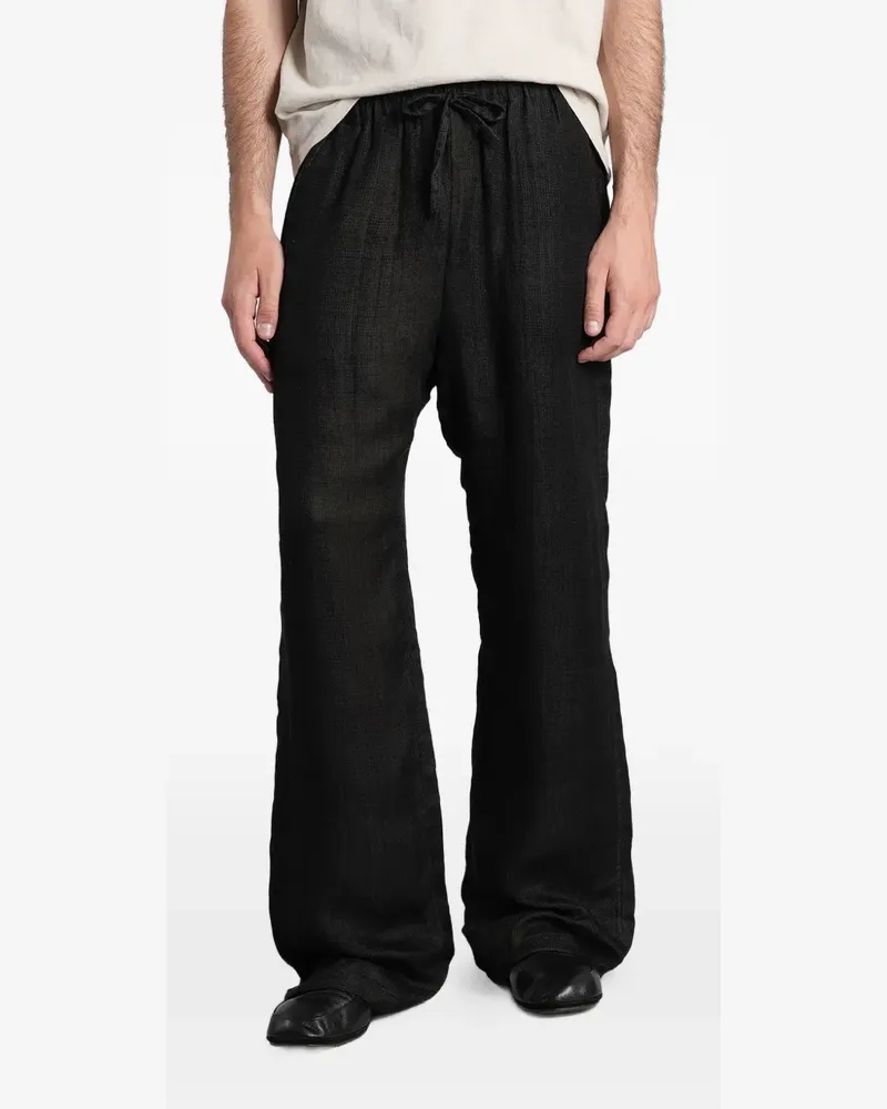 NEEDLES drawstring-waist wide-leg trousers - Grün Grün