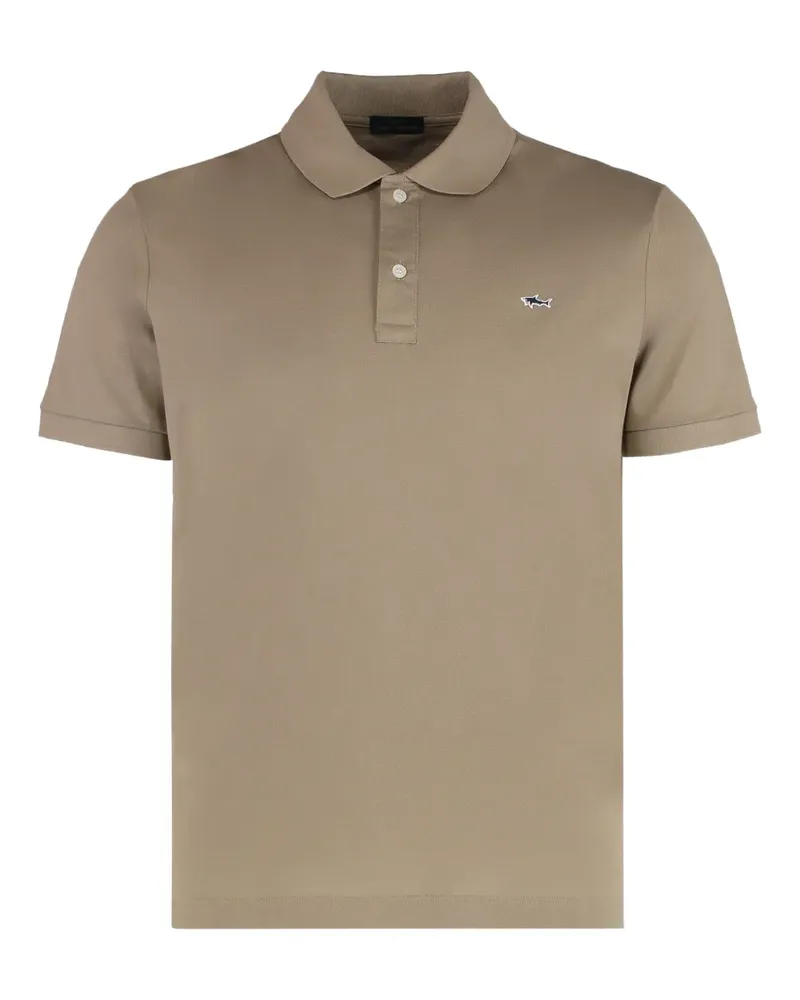 Paul & Shark Poloshirt mit Logo-Stickerei - Braun Braun
