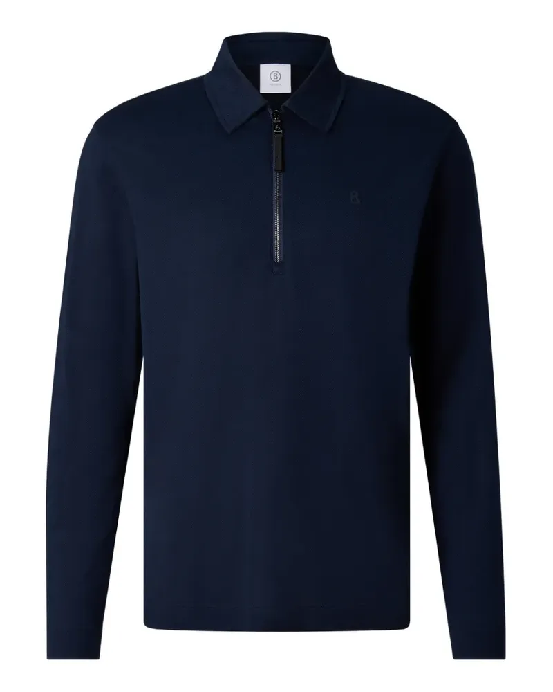 Bogner Langärmeliges Bailey Poloshirt - Blau Blau