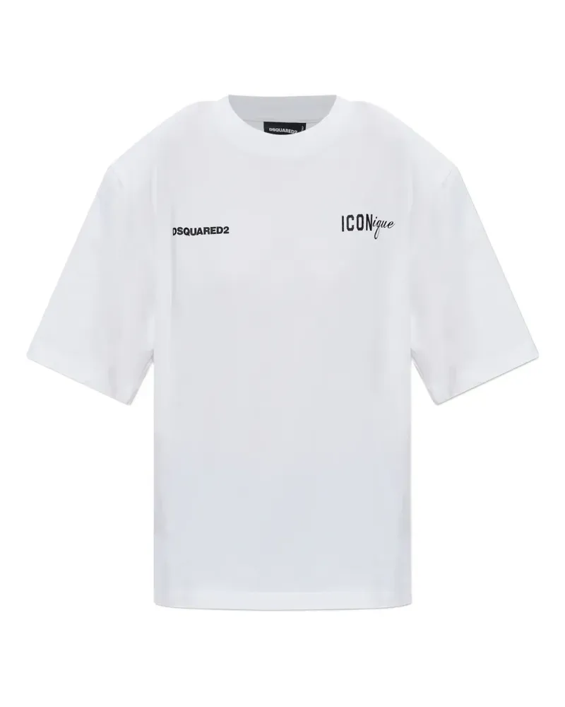 Dsquared2 T-Shirt mit Print - Weiß Weiß