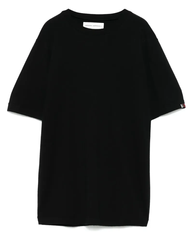extreme cashmere 394 T-Shirt - Schwarz Schwarz