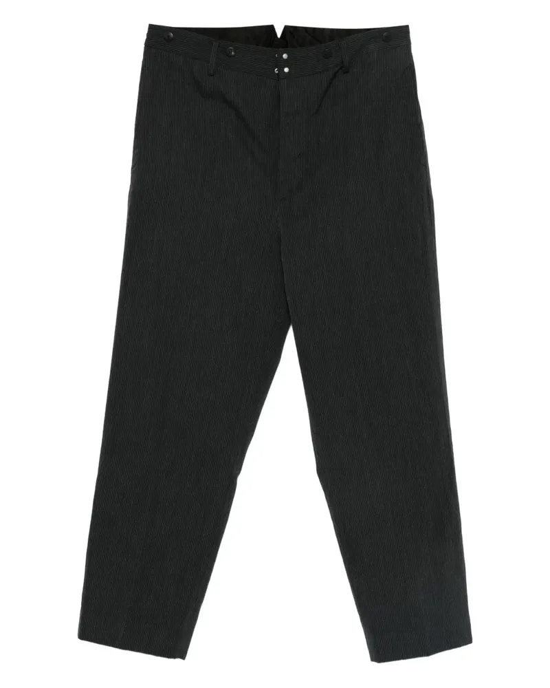Visvim Pastoral Hose mit Nadelstreifen - Schwarz Schwarz