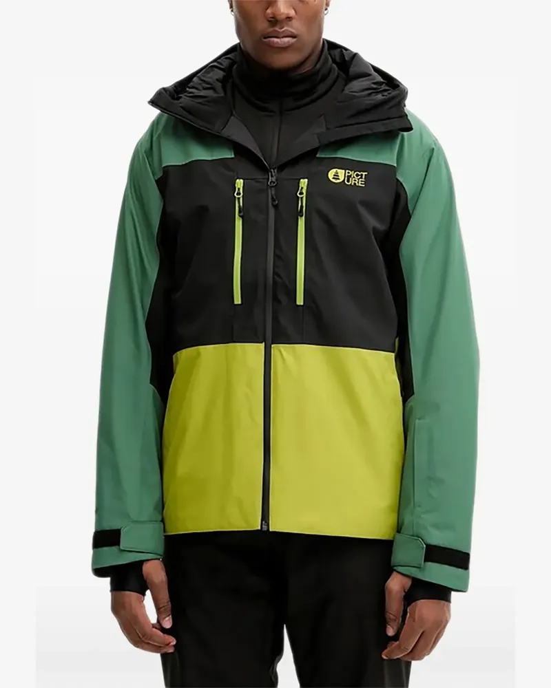 Picture colourblock hooded jacket - Schwarz Schwarz