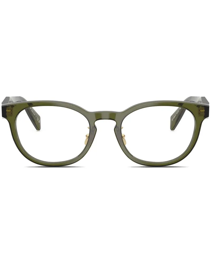 Prada Brille mit rundem Gestell - Grün Grün