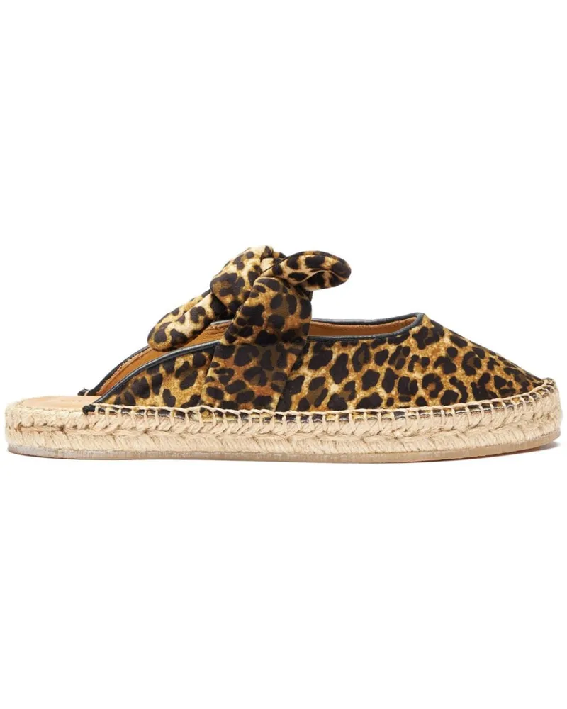 Scarosso Pina Espadrilles mit Animal-Print - Nude Nude