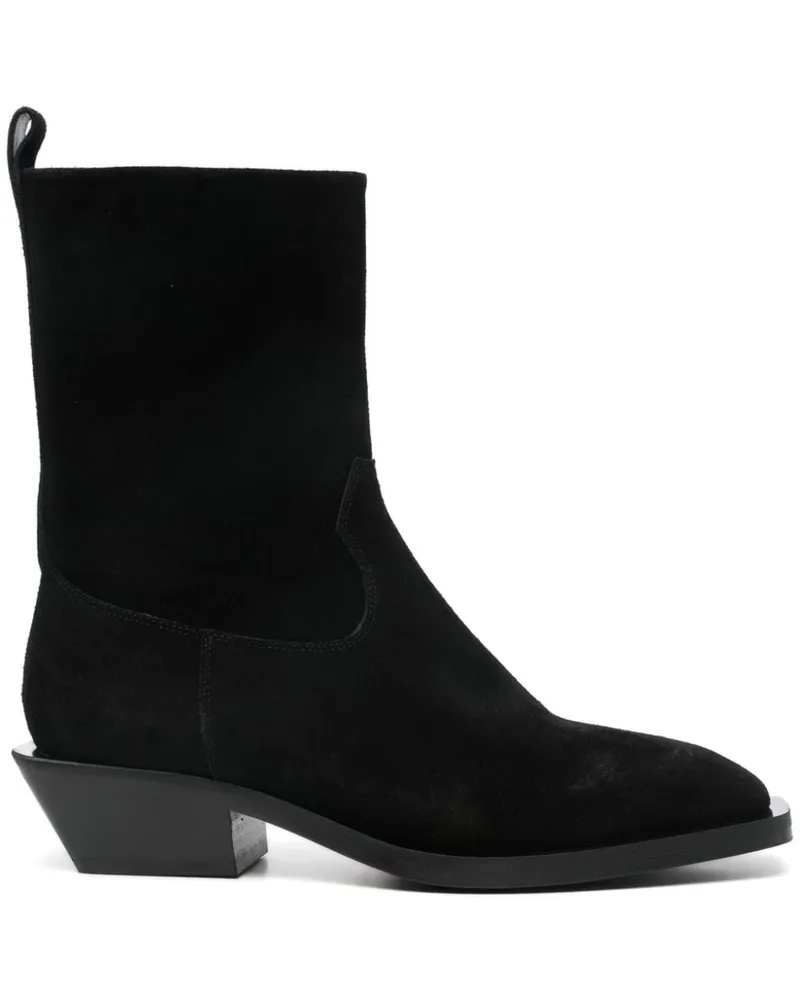 aeyde Liss Stiefel 35mm - Schwarz Schwarz