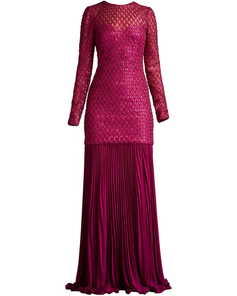 Tadashi Shoji Halim Kleid - Rosa Rosa
