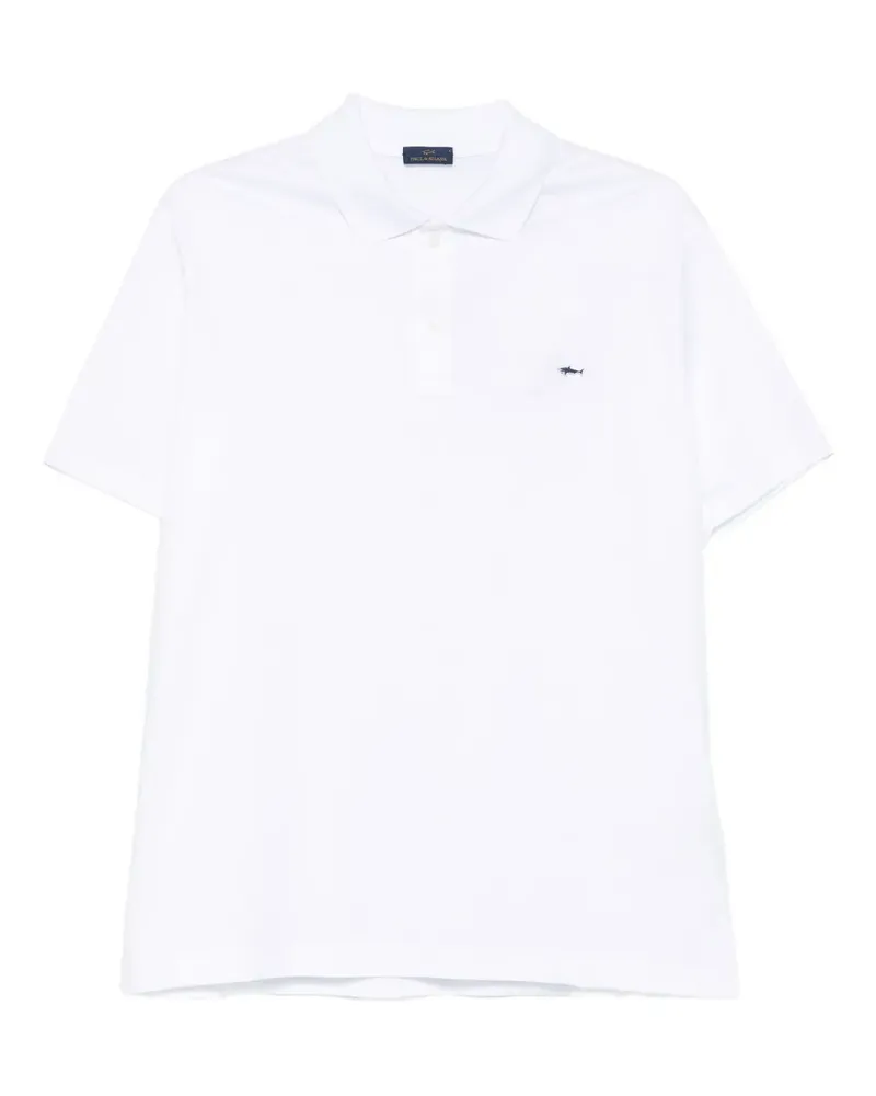 Paul & Shark Poloshirt mit Stickerei - Weiß Weiß