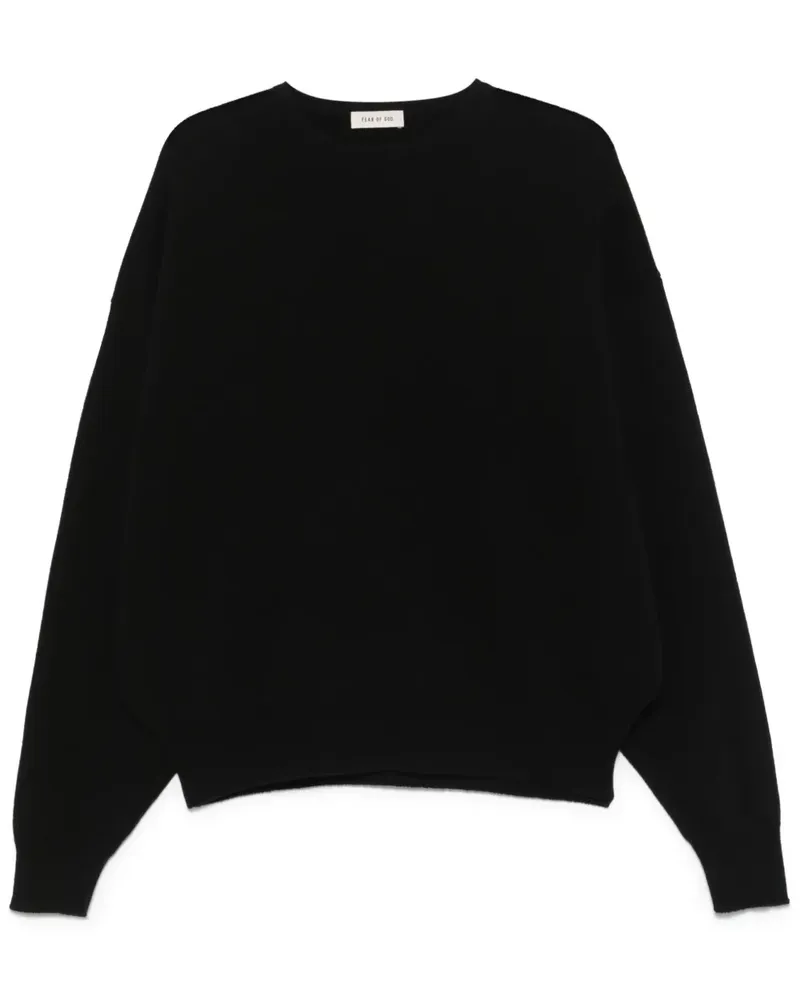 Fear of God Fein gestrickter Pullover - Schwarz Schwarz
