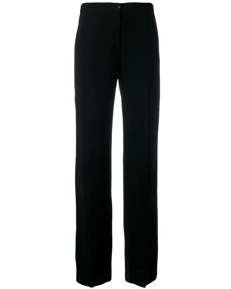 Alberto Biani Hose mit weitem Bein - Schwarz Schwarz