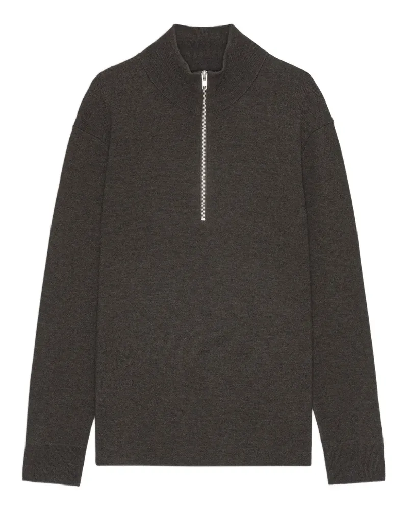 NN 07 Pullover mit Reißverschluss - Braun Braun