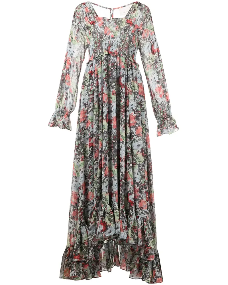 Cinq à Sept Maxikleid mit Blumen-Print - Mehrfarbig Mehrfarbig