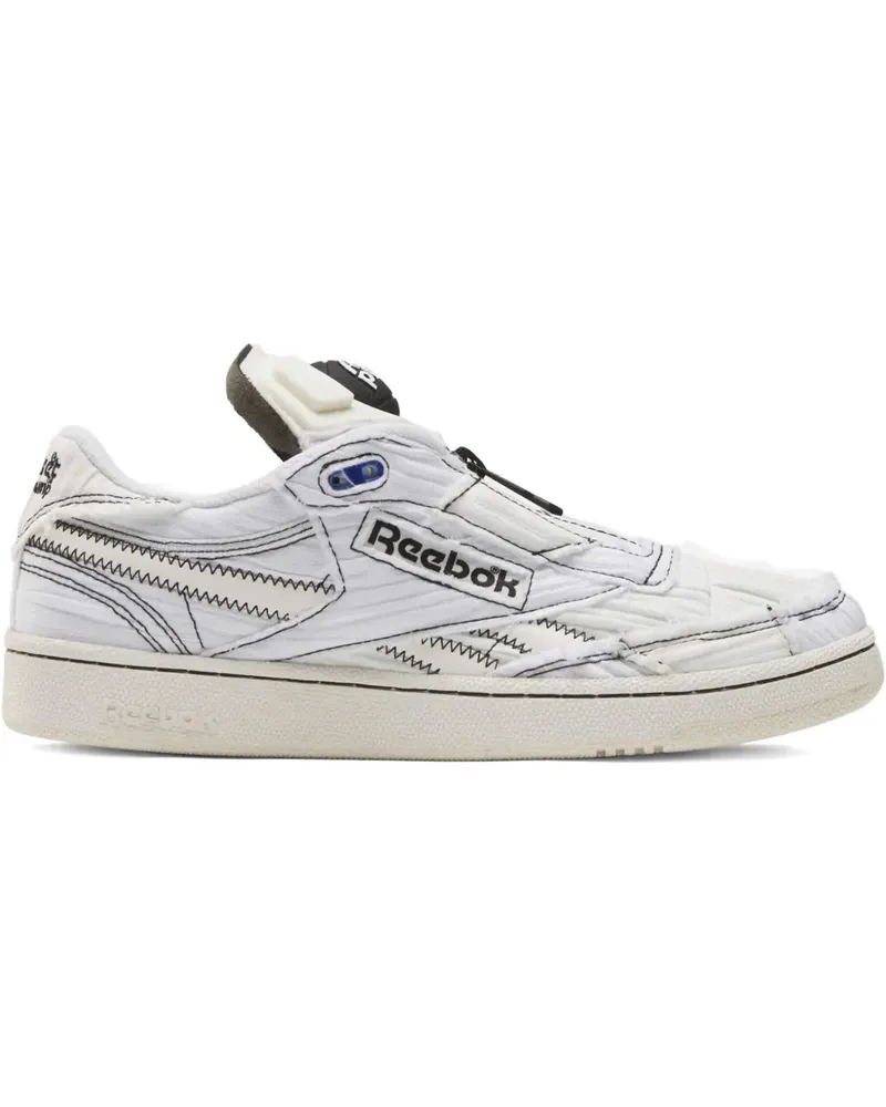 Reebok Club C 85 "White/Black" Sneakers - Nude Nude