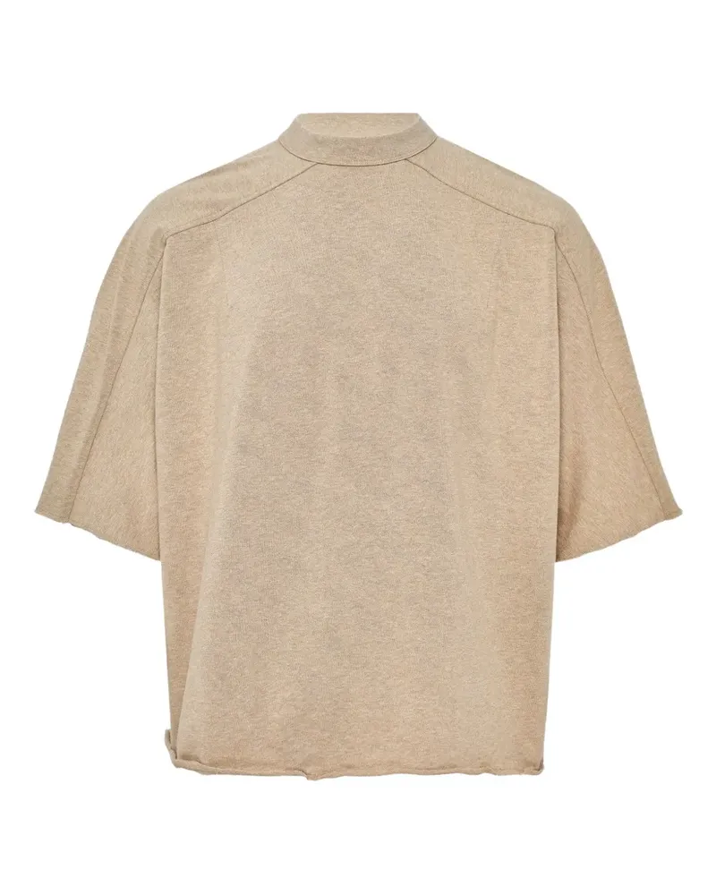 Entire Studios T-Shirt mit unbearbeitetem Saum - Nude Nude