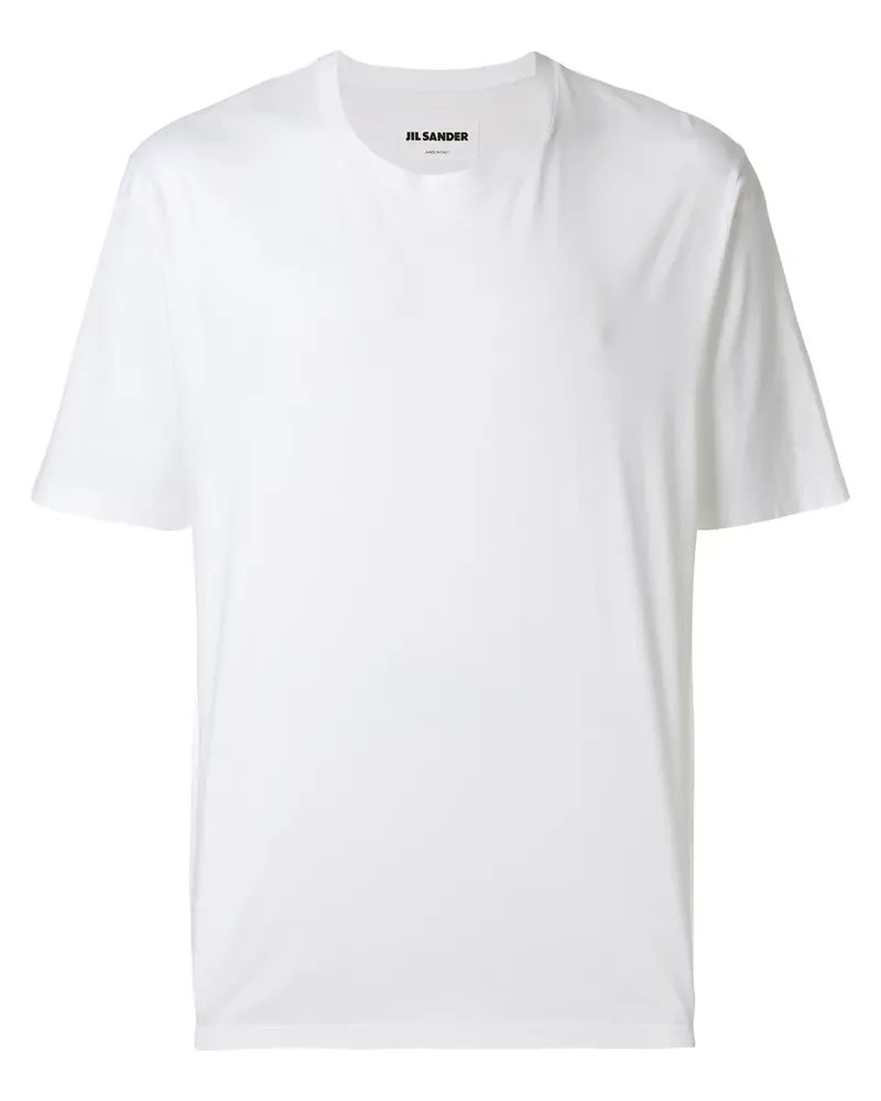 Jil Sander T-Shirt mit weitem Schnitt - Weiß Weiß