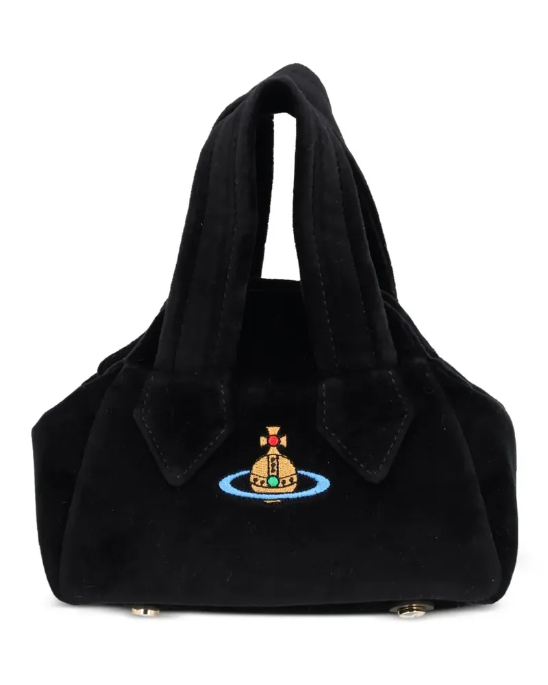 Vivienne Westwood Tote Bag mit Logo - Schwarz Schwarz