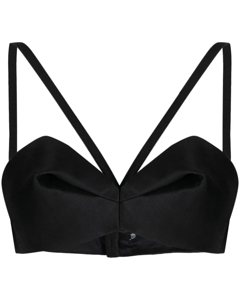 Versace Bustier-Top - Schwarz Schwarz