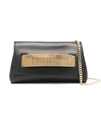 Orciani Klassische Clutch Schwarz