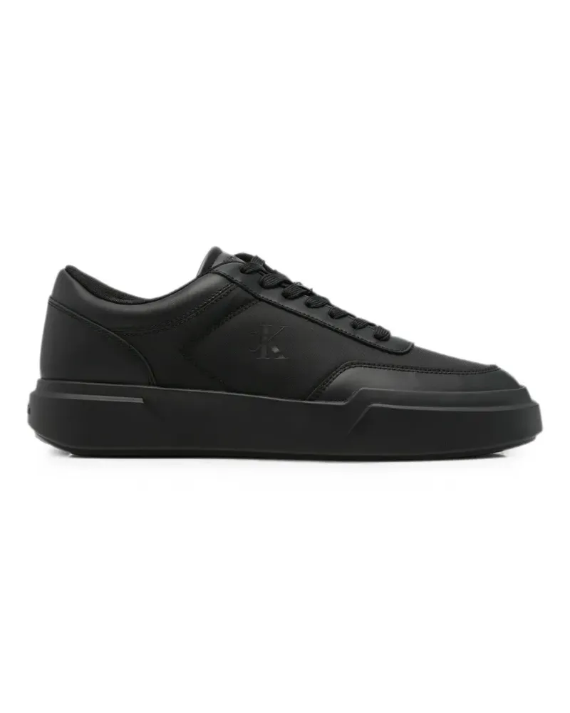 Calvin Klein Sneakers mit Logo-Print - Schwarz Schwarz