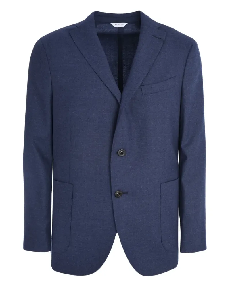 Boglioli Jacke mit aufgesetzten Taschen - Blau Blau