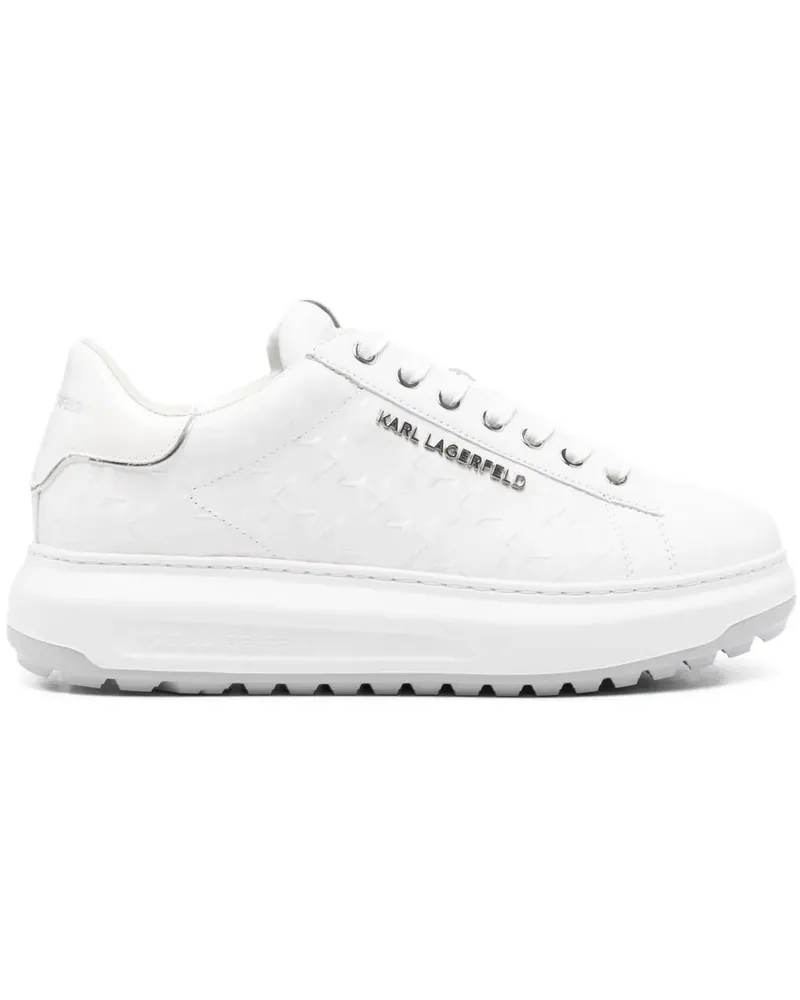 Karl Lagerfeld Sneakers mit Steppung - Weiß Weiß