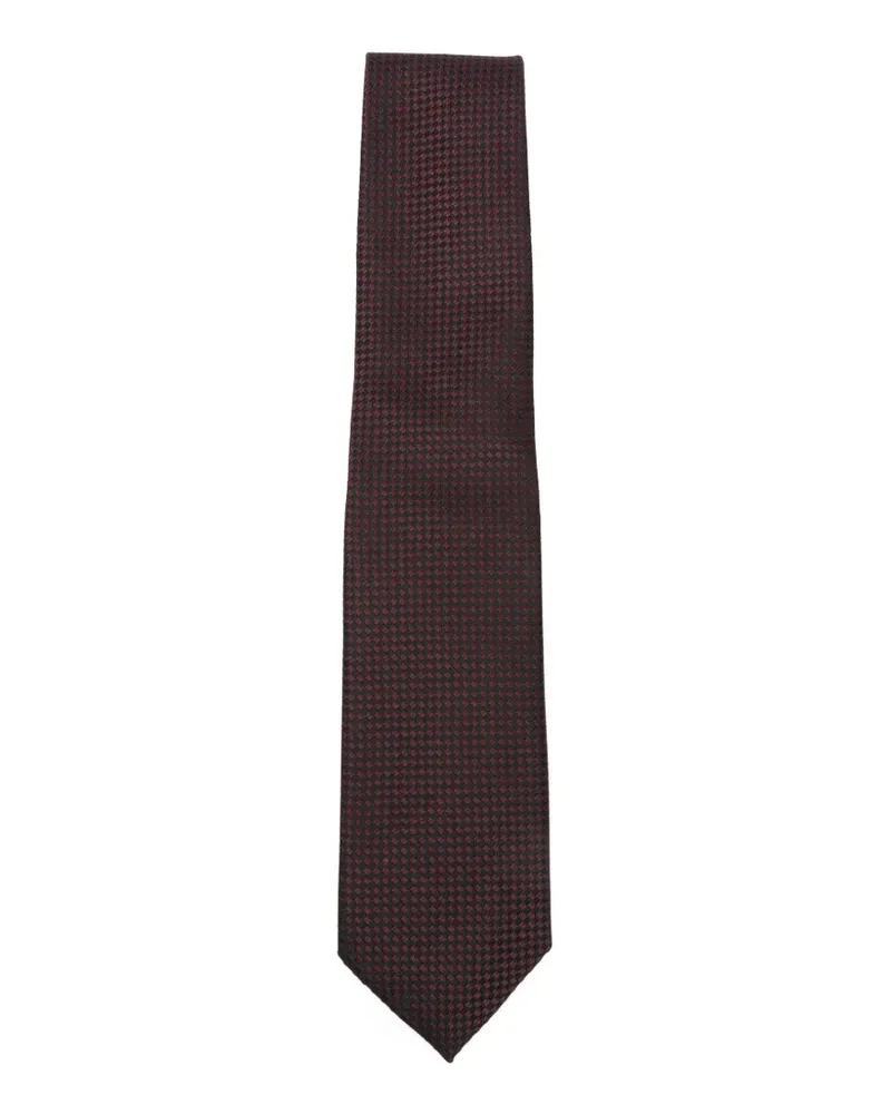Tom Ford check tie - Rot Rot