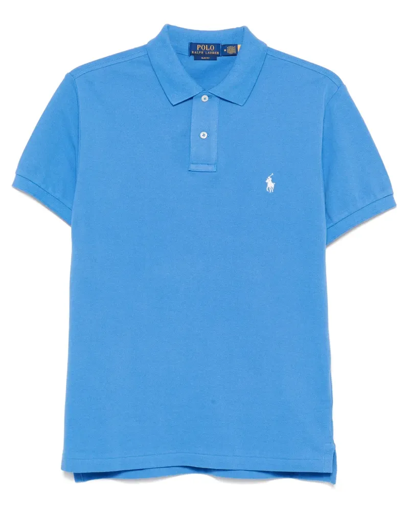 Ralph Lauren Poloshirt mit Polo Pony - Blau Blau