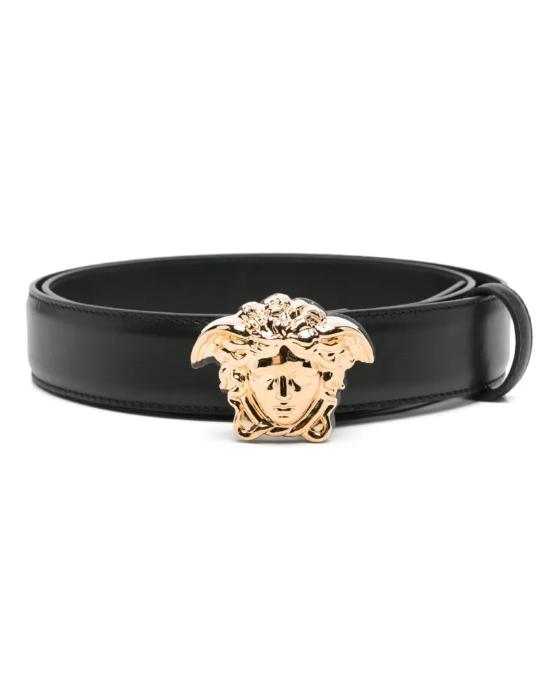 Versace La Medusa Gürtel - Schwarz Schwarz