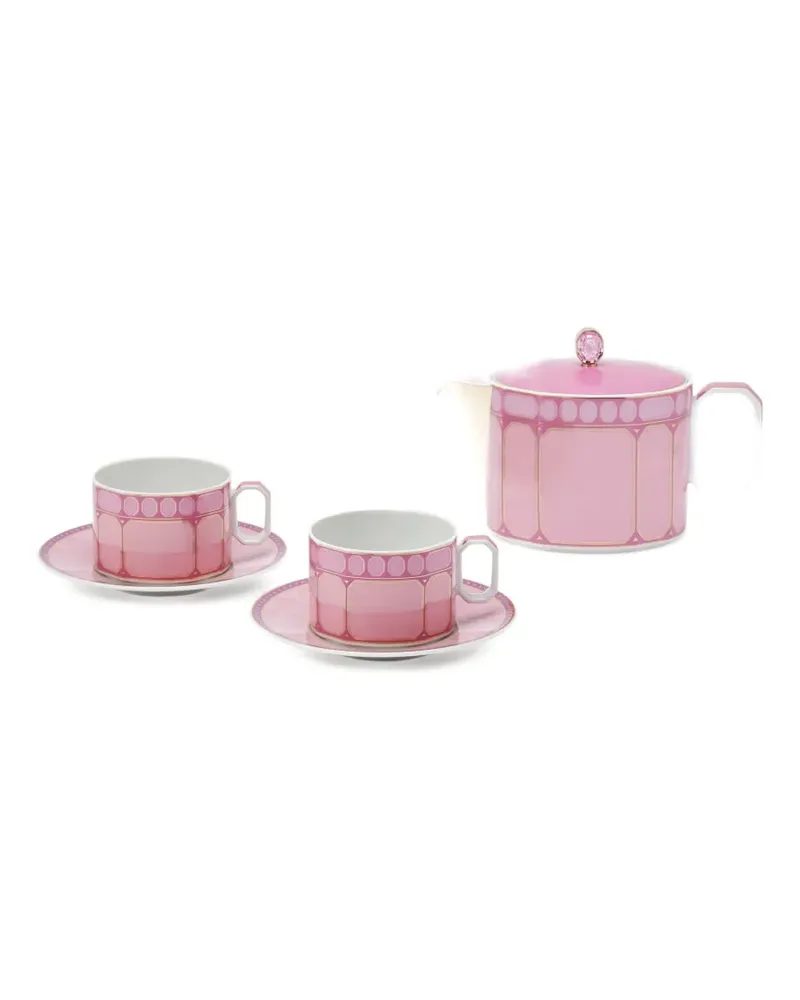 Rosenthal Geometrisches Signum Teeservice - Rosa Rosa