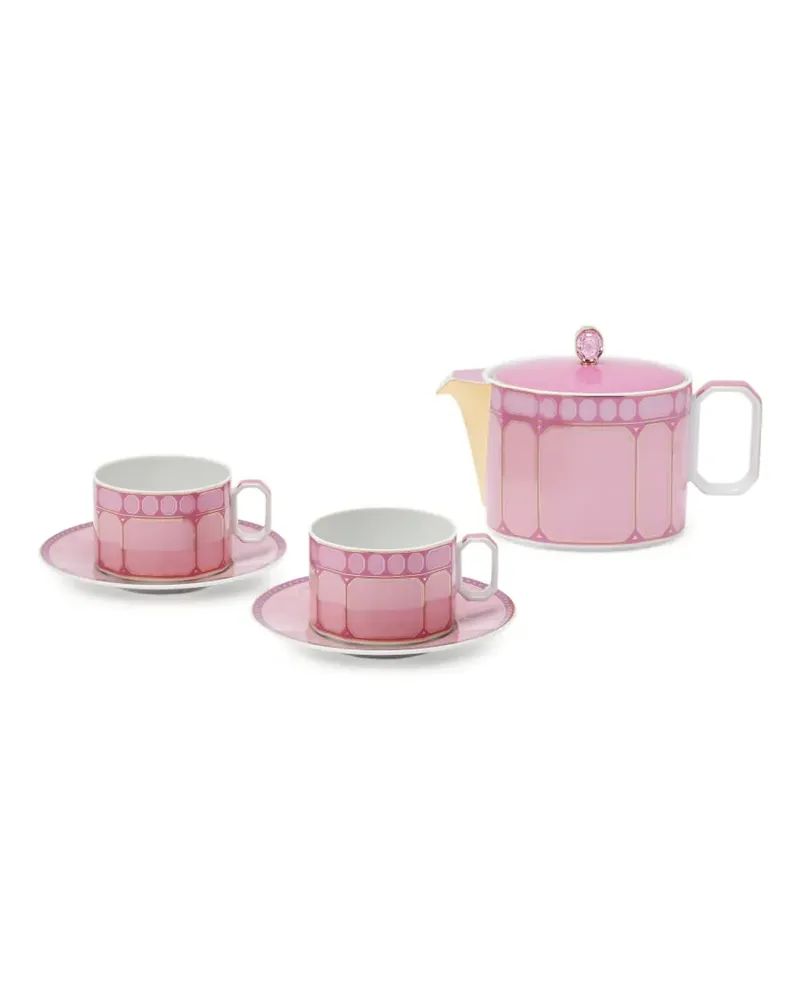 Rosenthal Geometrisches Signum Teeservice - Rosa Rosa