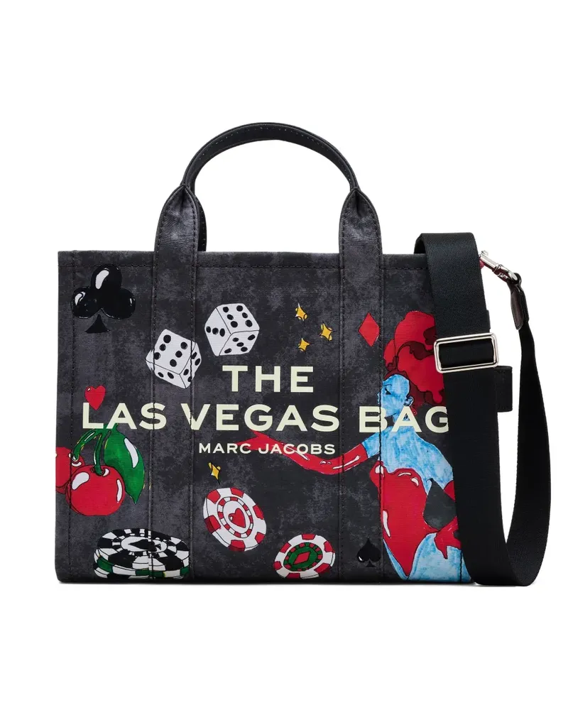 Marc Jacobs Mittelgroße Tote Bag mit Print - Grau Grau